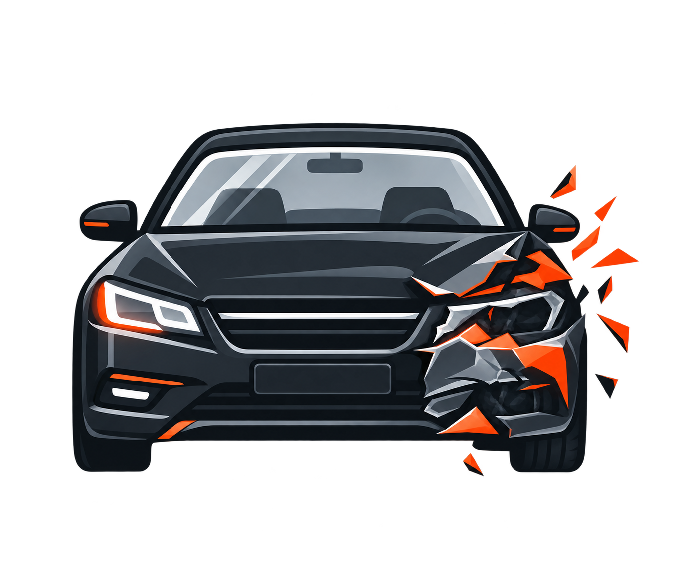 Автомобиль после ДТП
